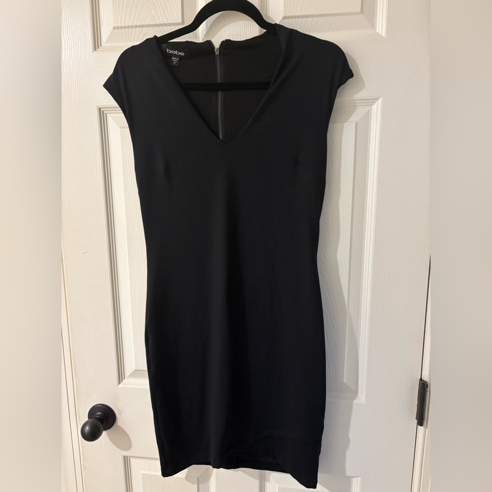 bebe Black Midi Dress Medium